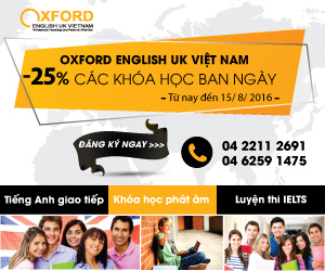 Chào hè với ưu đãi 25% cho lớp tiếng Anh ban ngày