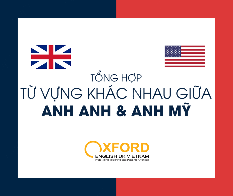 Tổng hợp sự khác nhau giữa Anh Anh và Anh Mỹ
